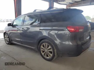 2017 Kia Sedona SX-L with VIN KNDME5C17H6327833, listed as a Copart auction lot 50885245 with 21,967 mi miles and Salvage Title. Bid and sale history available at carsss.com. Image 2.