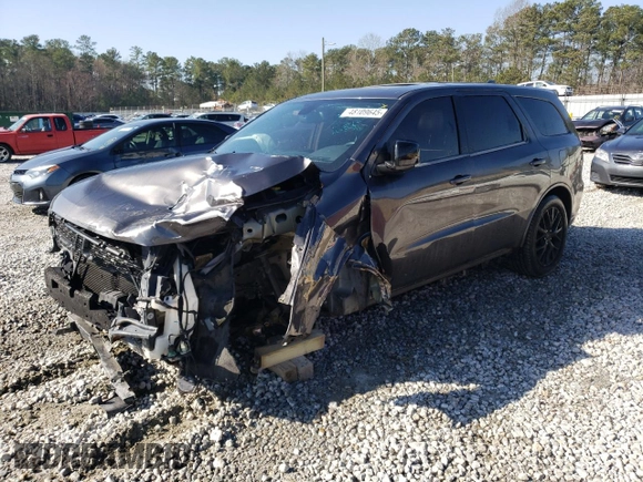 2016 Dodge Durango R/T with VIN 1C4SDJCT9GC485112, listed as a Copart auction lot 48109645 with 92,254 mi miles and Salvage title. Bid and sale history available at DreamBid. Image 1.