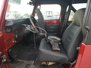 1984 Jeep CJ with VIN 1JCCM87E0ET103859, listed as a Copart auction lot 87461054 with 183,390 mi miles and Salvage Title. Bid and sale history available at carsss.com. Image 7.