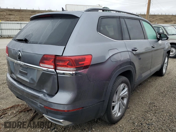 2023 Volkswagen Atlas SE z VIN 1V2JR2CA6PC545279, wystawiony jako Copart lot #49107785 z przebiegiem 38 349 mil mil oraz Szkoda całkowita • Salvage title. Historia ofert i sprzedaży dostępna na DreamBid. Obrazek 3.