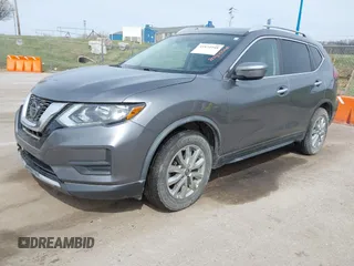 2019 Nissan Rogue SV with VIN KNMAT2MTXKP506487, listed as a IAAI auction lot 41834948 with 139,984 mi miles. Bid and sale history available at carsss.com. Image 17.