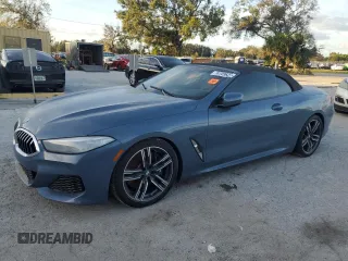 2021 BMW 8 Series 840i with VIN WBADZ2C00MCG13061, listed as a Copart auction lot 74709624 with 0 mi miles and Non Repairable. Bid and sale history available at carsss.com. Image 1.