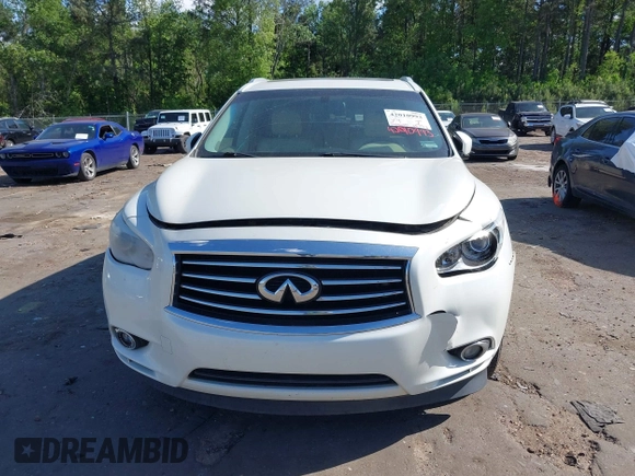 2015 Infiniti QX60 with VIN 5N1AL0MM1FC524964, listed as a IAAI auction lot 42010993 with 144,670 mi miles and . Bid and sale history available at DreamBid. Image 12.