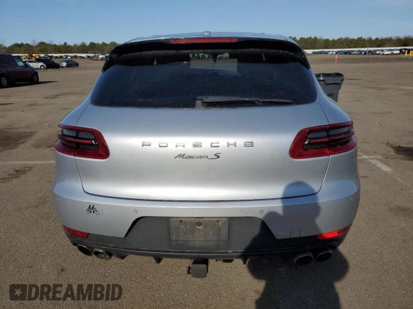 2016 Porsche Macan S with VIN WP1AB2A50GLB50475, listed as a Copart auction lot 52683665 with Not Provided miles and Salvage Title. Bid and sale history available at DreamBid. Image 6.
