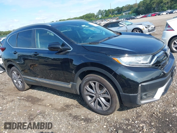 2022 Honda CR-V Touring with VIN 7FARW2H9XNE054892, listed as a IAAI auction lot 40230020 with 24,440 mi miles. Bid and sale history available at carsss.com. Image 1.