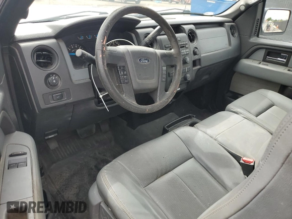 2013 Ford F-150 XL with VIN 1FTMF1CM7DKG16566, listed as a Copart auction lot 56640385 with 161,986 mi miles and Salvage title. Bid and sale history available at DreamBid. Image 8.