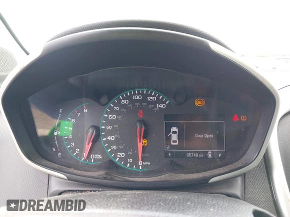 2017 Chevrolet Sonic LT with VIN 1G1JD6SB1H4163702, listed as a IAAI auction lot 41919183 with 96,748 mi miles and . Bid and sale history available at DreamBid. Image 7.