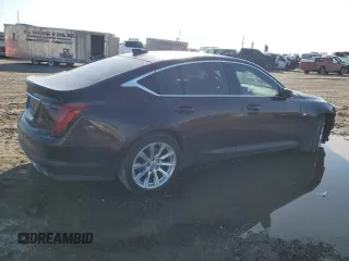 2021 Cadillac CT5 Luxury with VIN 1G6DW5RK7M0115110, listed as a Copart auction lot 51435825 with 63,024 mi miles and Salvage title. Bid and sale history available at DreamBid. Image 3.