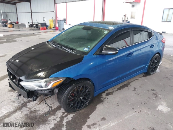 2018 Hyundai Elantra Sport with VIN KMHD04LB2JU524231, listed as a IAAI auction lot 41615649 with 58,889 mi miles. Bid and sale history available at carsss.com. Image 18.