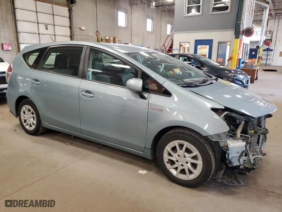 2017 Toyota Prius v Two with VIN JTDZN3EU0HJ060341, listed as a Copart auction lot 53292715 with 139,171 mi miles and Salvage Title. Bid and sale history available at carsss.com. Image 4.