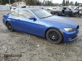 2009 BMW 3 Series 328i with VIN WBAWV13559P123125, listed as a Copart auction lot 46051985 with 77,791 mi miles and Salvage Title. Bid and sale history available at DreamBid. Image 4.