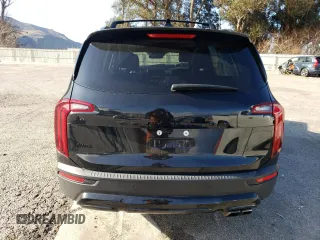 2022 Kia Telluride SX with VIN 5XYP5DHC0NG242472, listed as a Copart auction lot 43958185 with 57,604 mi miles and Salvage title. Bid and sale history available at DreamBid. Image 6.