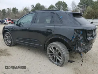 2022 Audi Q3 S line Premium Plus with VIN WA1EECF33N1054639, listed as a Copart auction lot 49807115 with 50,329 mi miles and Salvage Title. Bid and sale history available at carsss.com. Image 2.