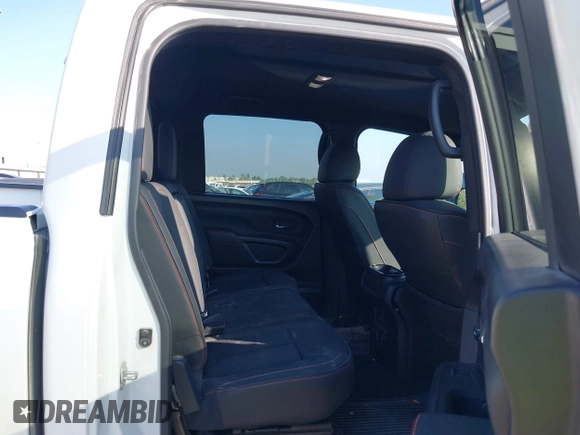 2021 Nissan Titan Pro-4X with VIN 1N6AA1ED5MN533759, listed as a IAAI auction lot 41203812 with 39,154 mi miles and . Bid and sale history available at DreamBid. Image 8.