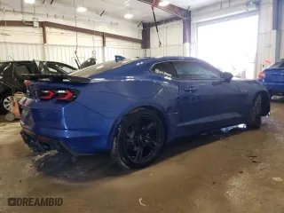 2021 Chevrolet Camaro 1SS with VIN 1G1FF1R79M0100594, listed as a Copart auction lot 44053135 with 29,221 mi miles and Salvage Title. Bid and sale history available at carsss.com. Image 3.