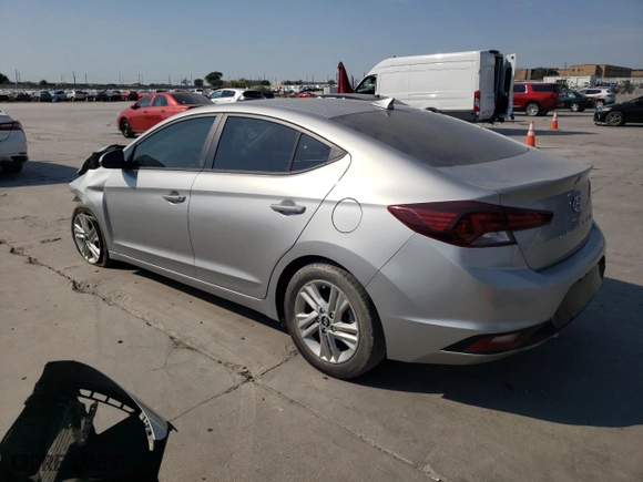 2020 Hyundai Elantra Value Edition with VIN 5NPD84LF9LH607622, listed as a Copart auction lot 75229914 with 81,790 mi miles and Salvage Title. Bid and sale history available at carsss.com. Image 2.