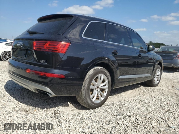 2017 Audi Q7 Premium Plus with VIN WA1LAAF73HD023601, listed as a Copart auction lot 55184215 with 73,379 mi miles and Clean Title. Bid and sale history available at DreamBid. Image 3.