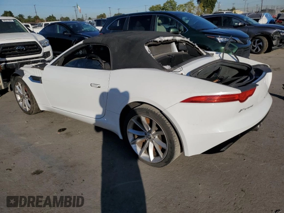 2014 Jaguar F-Type V6 with VIN SAJWA6E70E8K08728, listed as a Copart auction lot 80896044 with Not Provided miles and Salvage Title. Bid and sale history available at DreamBid. Image 2.
