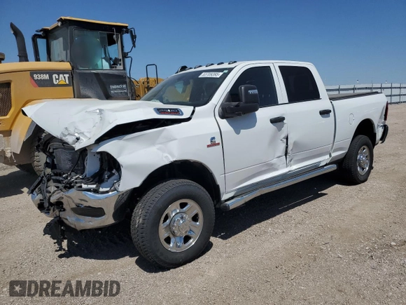 2023 Ram 2500 Tradesman with VIN 3C6UR5CL0PG503647, listed as a Copart auction lot 53709395 with 63,429 mi miles and Salvage title. Bid and sale history available at DreamBid. Image 1.