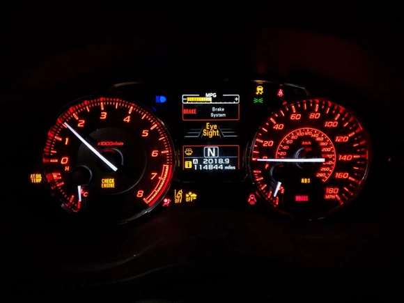 2016 Subaru WRX Limited with VIN JF1VA1N63G8813601, listed as a Copart auction lot 47012125 with 114,844 mi miles and Salvage Title. Bid and sale history available at carsss.com. Image 9.