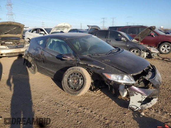 2016 Honda CR-Z EX with VIN JHMZF1D60GS001267, listed as a Copart auction lot 89337465 with 33,415 mi miles and Salvage Title. Bid and sale history available at carsss.com. Image 4.
