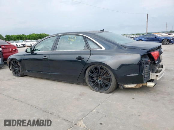 2011 Audi A8 z VIN WAURVAFD2BN005986, wystawiony jako Copart lot #57610145 z przebiegiem Nie podano mil oraz Tytuł czysty. Historia ofert i sprzedaży dostępna na DreamBid. Obrazek 2.