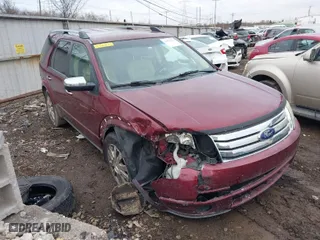 2008 Ford Taurus X Limited with VIN 1FMDK03W58GA36695, listed as a IAAI auction lot 41472278 with 221,213 mi miles. Bid and sale history available at carsss.com. Image 1.
