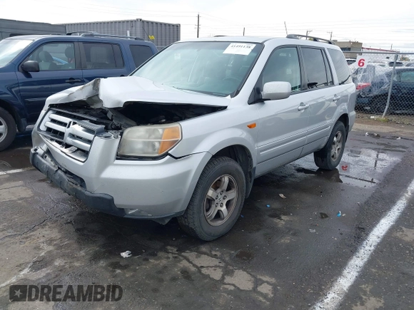 2008 Honda Pilot EX-L with VIN 5FNYF287X8B017612, listed as a IAAI auction lot 41491138 with 315,287 mi miles and . Bid and sale history available at DreamBid. Image 2.