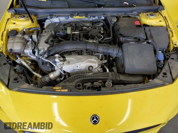 2020 Mercedes-Benz CLA 250 with VIN WDD5J4GB6LN059245, listed as a Copart auction lot 53980555 with 53,927 mi miles and Salvage Title. Bid and sale history available at DreamBid. Image 11.