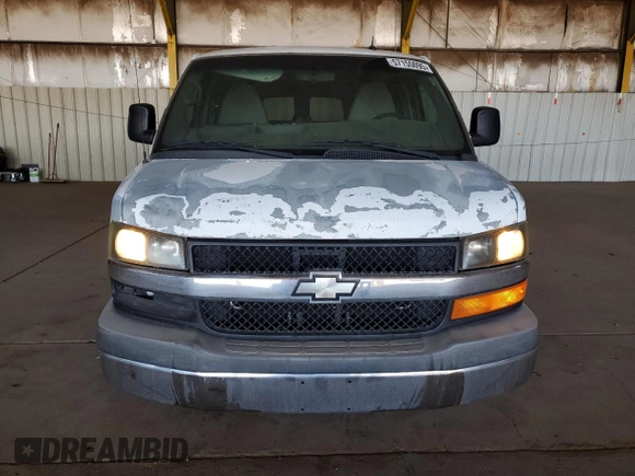 2012 Chevrolet Express Passenger 1LT with VIN 1GAZG1FG7C1123301, listed as a Copart auction lot 57155095 with 162,248 mi miles and Clean title. Bid and sale history available at DreamBid. Image 5.