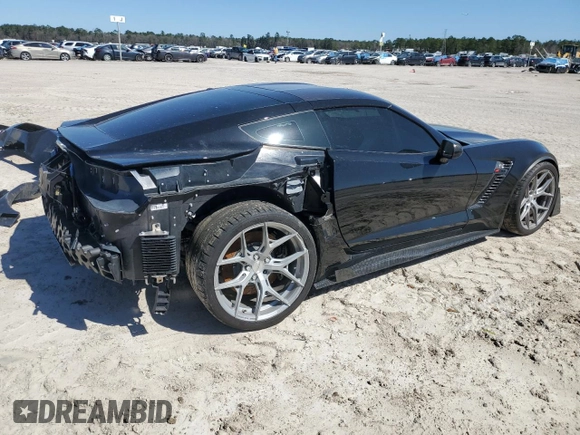 2015 Chevrolet Corvette Z06 3LZ with VIN 1G1YT2D61F5603662, listed as a Copart auction lot 44996685 with 11,996 mi miles and Salvage title. Bid and sale history available at DreamBid. Image 3.