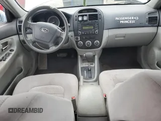 2007 Kia Spectra EX with VIN KNAFE121875438749, listed as a Copart auction lot 60255525 with 171,182 mi miles and Salvage title. Bid and sale history available at DreamBid. Image 8.