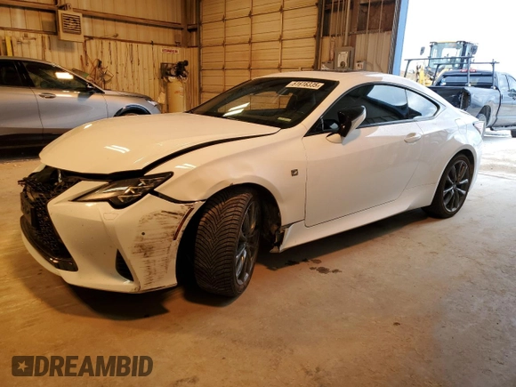 2021 Lexus RC 350 F Sport z VIN JTHGZ5DC7M5011168, wystawiony jako Copart lot #51616335 z przebiegiem 36 673 mil mil oraz Szkody całkowita. Historia ofert i sprzedaży dostępna na DreamBid. Obrazek 1.