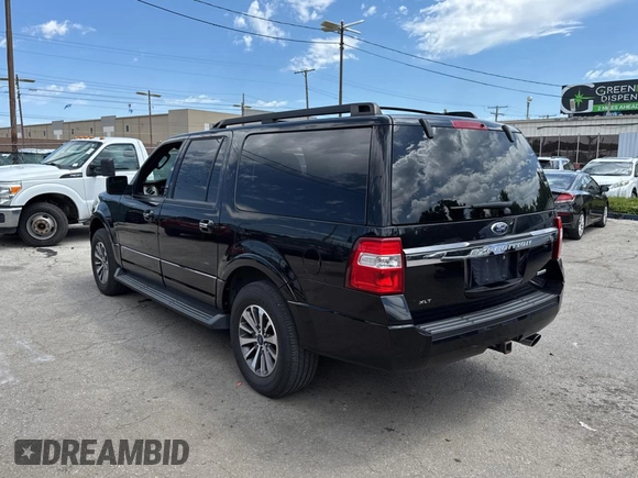 2016 Ford Expedition Max XLT z VIN 1FMJK1JT2GEF43405, wystawiony jako Copart lot #58369175 z przebiegiem 107 658 mil mil oraz Czysty tytuł • Clean title. Historia ofert i sprzedaży dostępna na DreamBid. Obrazek 3.