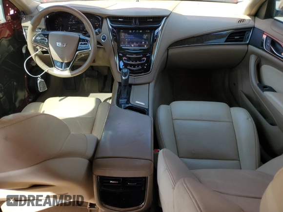 2015 Cadillac CTS Luxury AWD with VIN 1G6AX5SXXF0114445, listed as a Copart auction lot 52161005 with 40,402 mi miles and Salvage title. Bid and sale history available at DreamBid. Image 8.