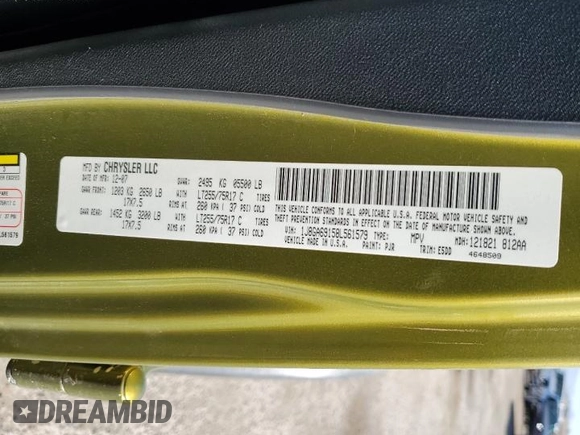 2008 Jeep Wrangler Rubicon z VIN 1J8GA69158L561579, wystawiony jako Copart lot #57525905 z przebiegiem 201 550 mil mil oraz Szkoda całkowita • Salvage title. Historia ofert i sprzedaży dostępna na DreamBid. Obrazek 12.
