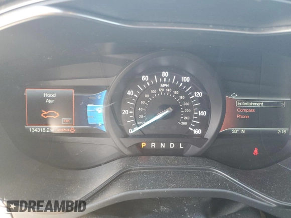 2020 Ford Fusion SEL with VIN 3FA6P0CDXLR207655, listed as a Copart auction lot 87379564 with 134,318 mi miles and Salvage title. Bid and sale history available at DreamBid. Image 9.