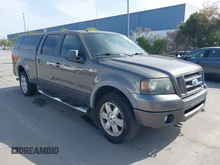 2008 Ford F-150 XLT with VIN 1FTPW14558FB43480, listed as a IAAI auction lot 42094172 with 132,866 mi miles. Bid and sale history available at carsss.com. Image 1.