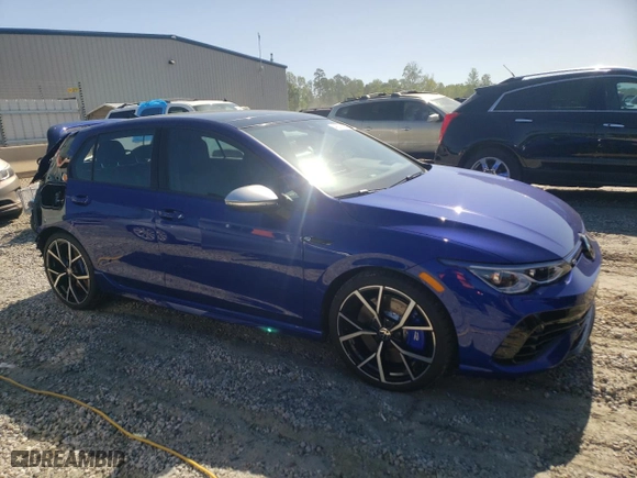 2023 Volkswagen Golf R with VIN WVWFB7CD0PW131190, listed as a Copart auction lot 48380163 with 27 mi miles. Bid and sale history available at carsss.com. Image 4.
