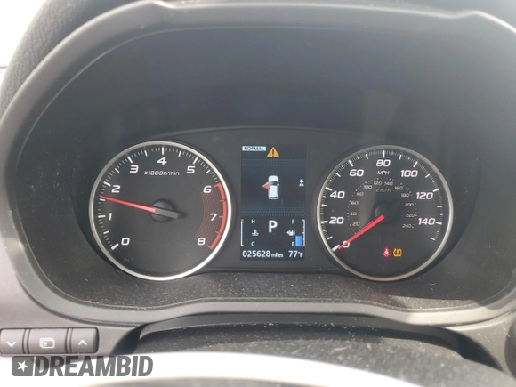 2023 Mitsubishi Eclipse Cross LE z VIN JA4ATVAA6PZ003386, wystawiony jako Copart lot #46779775 z przebiegiem 25 628 mil mil oraz Szkoda całkowita • Salvage title. Historia ofert i sprzedaży dostępna na DreamBid. Obrazek 9.