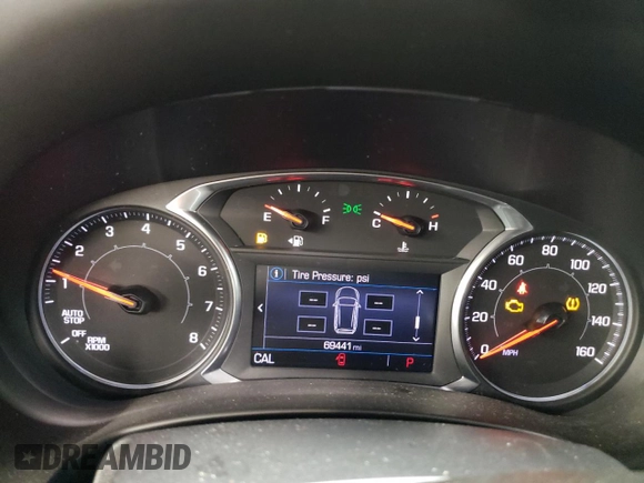 2020 GMC Terrain SLE with VIN 3GKALTEV7LL122237, listed as a Copart auction lot 51636345 with 69,441 mi miles and Clean Title. Bid and sale history available at DreamBid. Image 9.