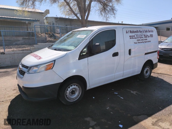 2015 Chevrolet City Express Cargo LS with VIN 3N63M0YN0FK691983, listed as a Copart auction lot 51804305 with 134,175 mi miles and Salvage Title. Bid and sale history available at DreamBid. Image 1.