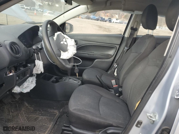 2015 Mitsubishi Mirage DE with VIN ML32A3HJ4FH053303, listed as a Copart auction lot 45952675 with 122,396 mi miles and Salvage Title. Bid and sale history available at carsss.com. Image 7.