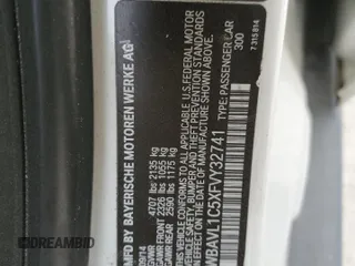 2015 BMW X1 xDrive28i z VIN WBAVL1C5XFVY32741, wystawiony jako Copart lot #70323344 z przebiegiem Nie podano mil oraz Szkoda całkowita • Salvage title. Historia ofert i sprzedaży dostępna na DreamBid. Obrazek 12.