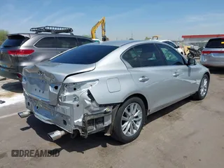 2014 Infiniti Q50 Premium with VIN JN1BV7AP2EM691601, listed as a IAAI auction lot 42323769 with 93,413 mi miles and . Bid and sale history available at DreamBid. Image 4.