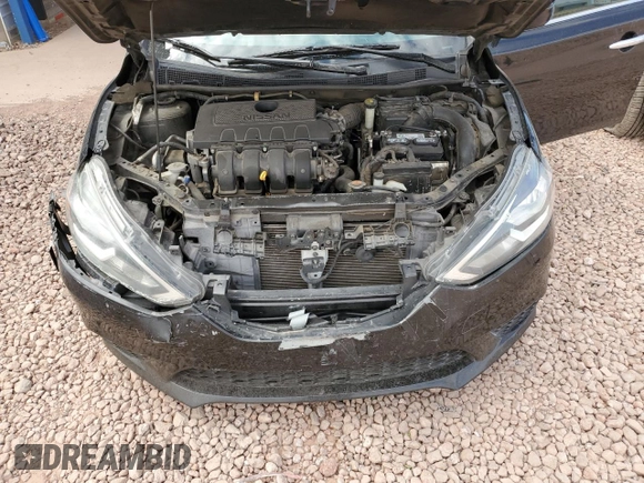 2017 Nissan Sentra SV with VIN 3N1AB7AP1HY222828, listed as a Copart auction lot 53758895 with 123,424 mi miles and Salvage Title. Bid and sale history available at carsss.com. Image 11.