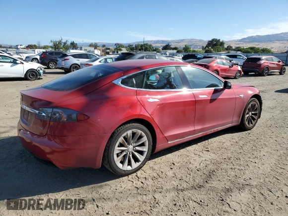2016 Tesla Model S 70 with VIN 5YJSA1E17GF159171, listed as a Copart auction lot 57258495 with 119,849 mi miles and Salvage title. Bid and sale history available at DreamBid. Image 3.