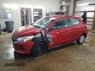 2024 Mitsubishi Mirage ES z VIN ML32AUHJXRH007744, wystawiony jako Copart lot #61340945 z przebiegiem 19 849 mil mil oraz Czysty tytuł • Clean title. Historia ofert i sprzedaży dostępna na DreamBid. Obrazek 1.