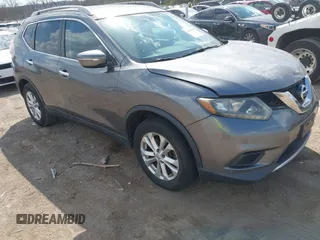 2014 Nissan Rogue SV with VIN 5N1AT2MLXEC791697, listed as a IAAI auction lot 41800998 with 189,204 mi miles and . Bid and sale history available at carsss.com. Image 1.