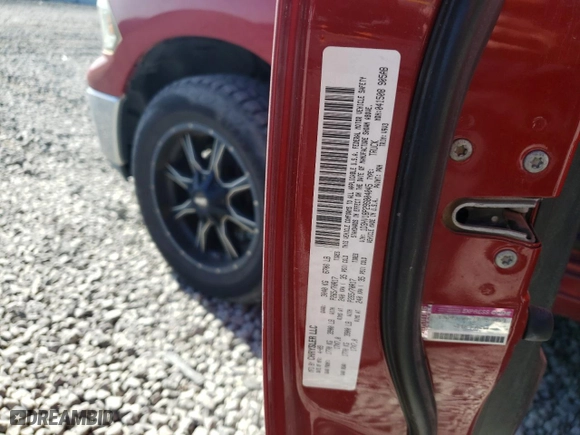 2009 Dodge Ram 1500 TRX with VIN 1D3HV18P29S804045, listed as a Copart auction lot 54215505 with 273,717 mi miles and Clean Title. Bid and sale history available at carsss.com. Image 12.